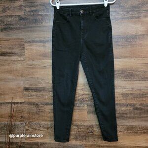 American Eagle Jeans 6 S Jegging Next Level Stretch Curvy Hi Rise Black Wash